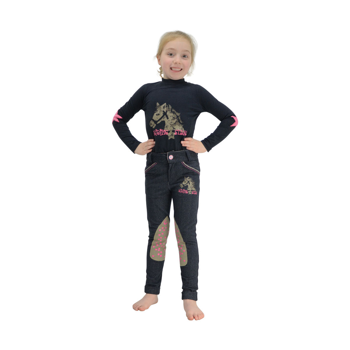 Little Rider Riding Star Long Sleeved Top