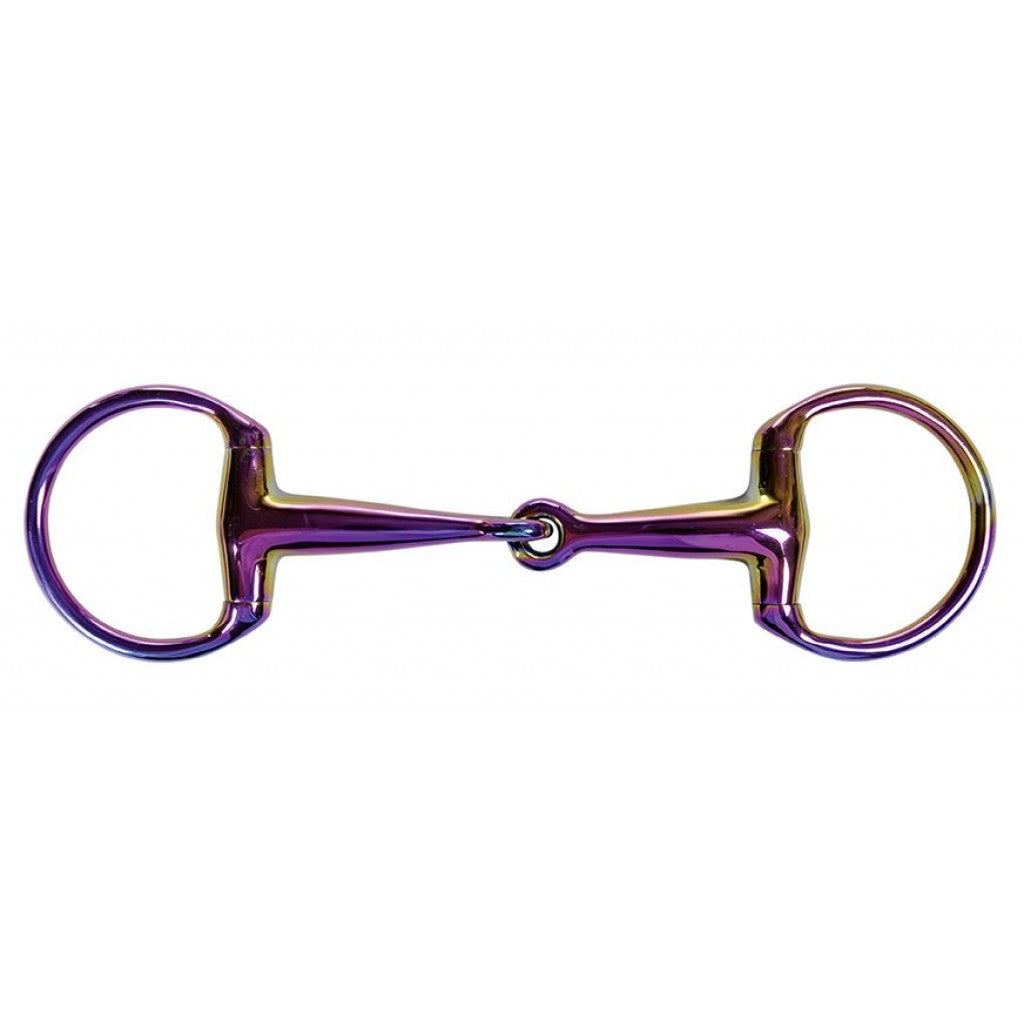 HKM Eggbutt Snaffle 20mm -Rainbow-Stainless Steel