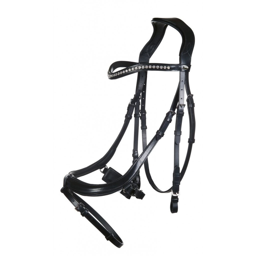 HKM Anatomic Crystal Bridle