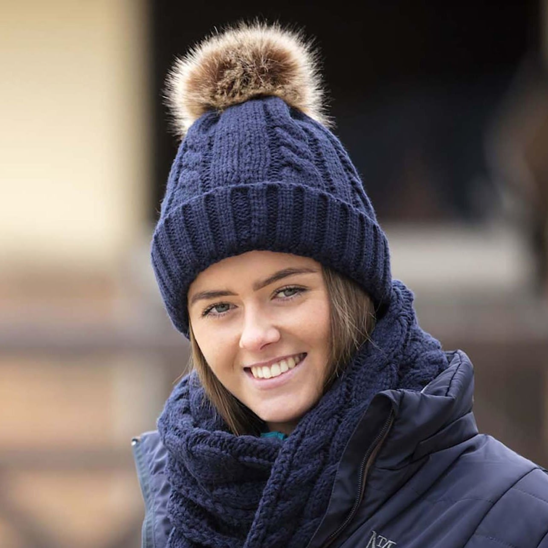 Mark Todd Knitted Bobble Hat
