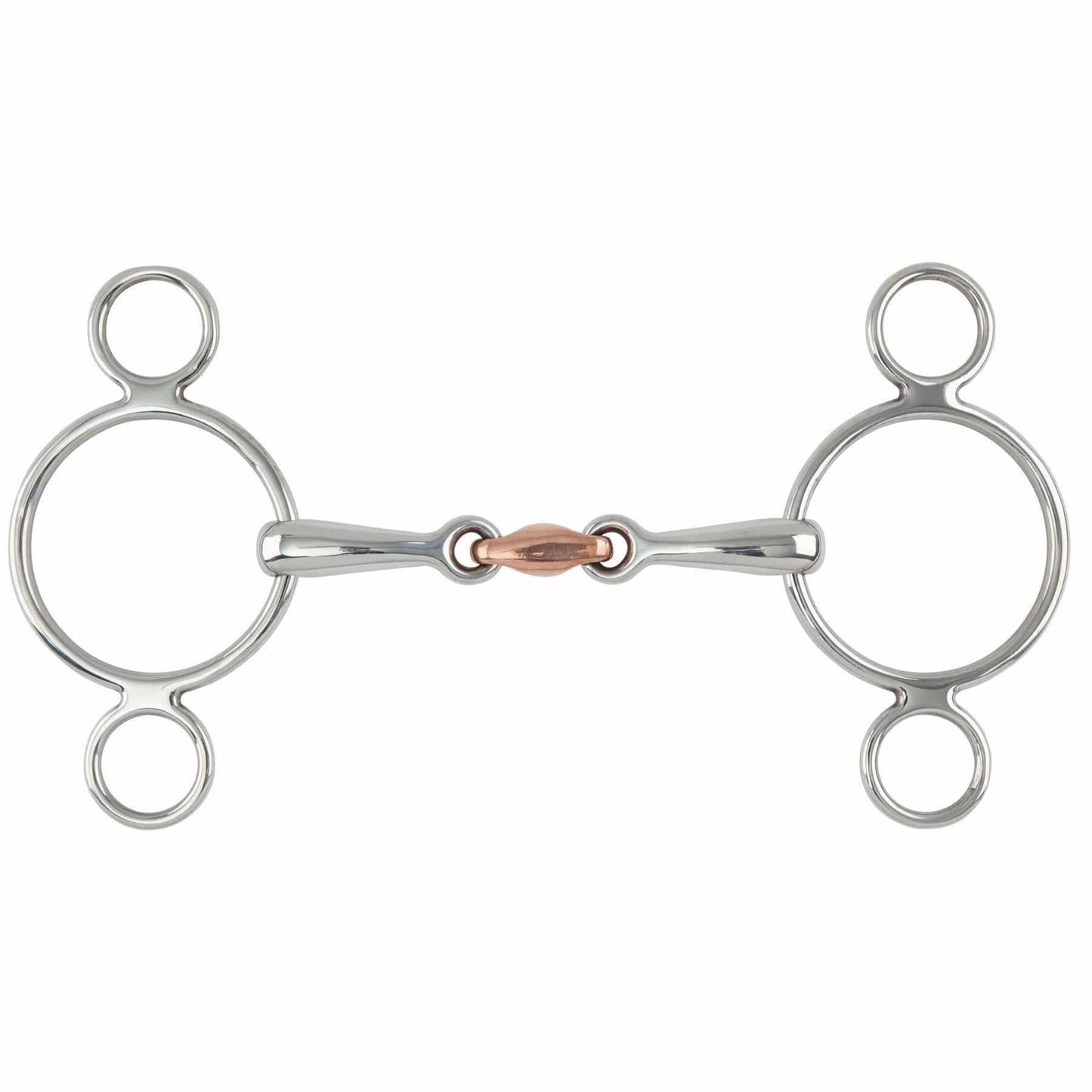 Bitres de dos anillos, mordaza de pastilla de cobre
