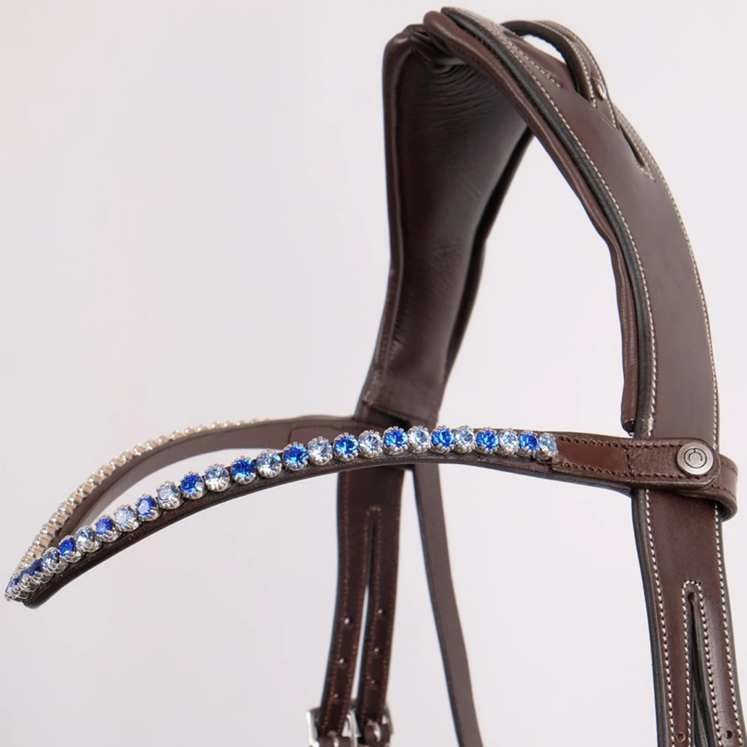 Montar Sapphire And Light Blue Crystal Browband