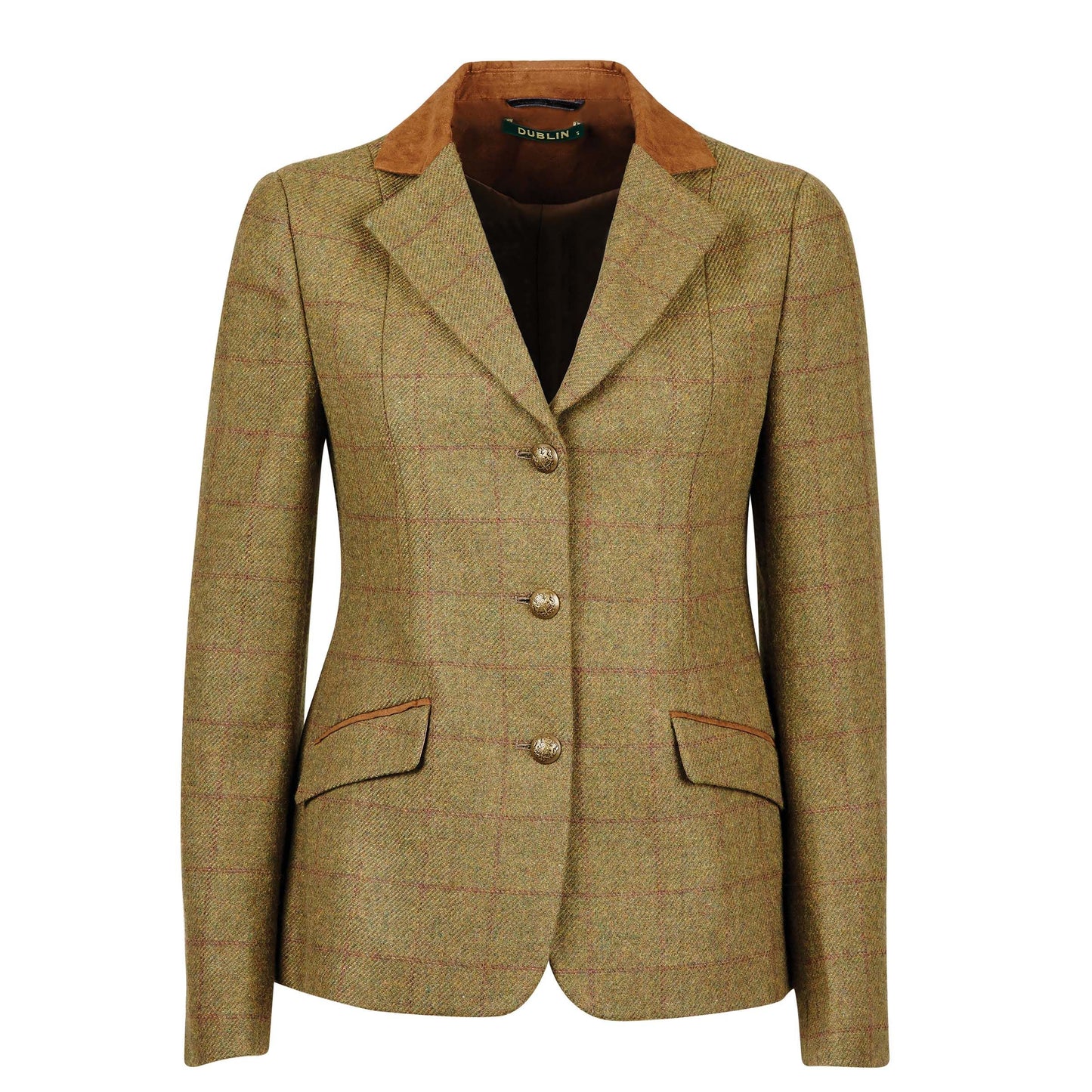 Dublin Albany Tweed Suede Collar Tailored Childrens Jacket