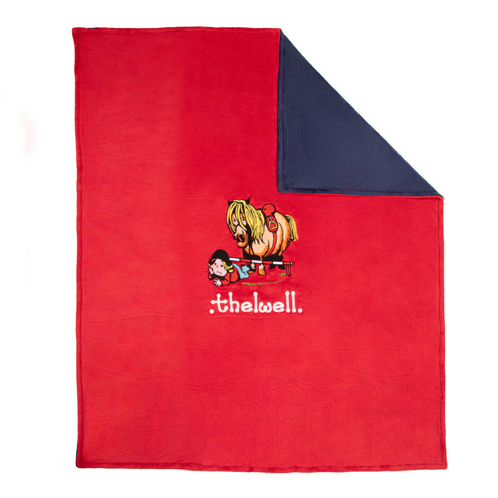 Hy Equestrian Thelwell Original Collection Fleece Blanket