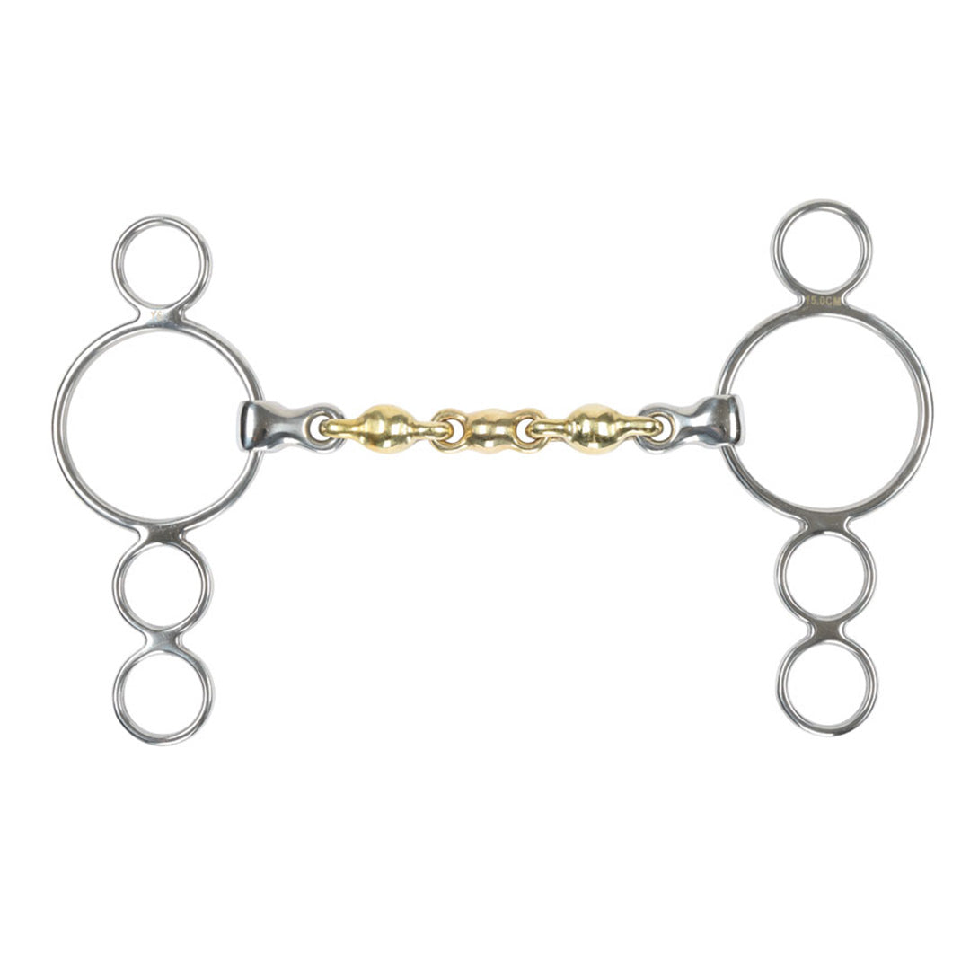 Shires Brass Alloy Waterford Three Ring Gag®