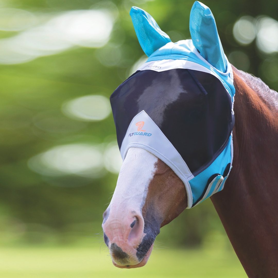 Shires FlyGuard Pro Fine Mesh Fly Mask With Ears