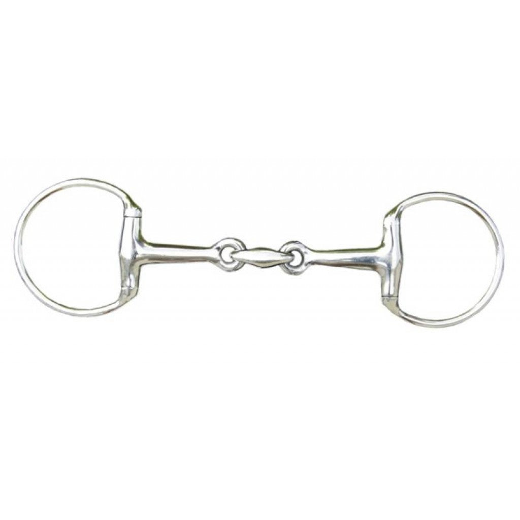 HKM Eggbutt Snaffle & Lozenge With Stainless Steel - 18mm