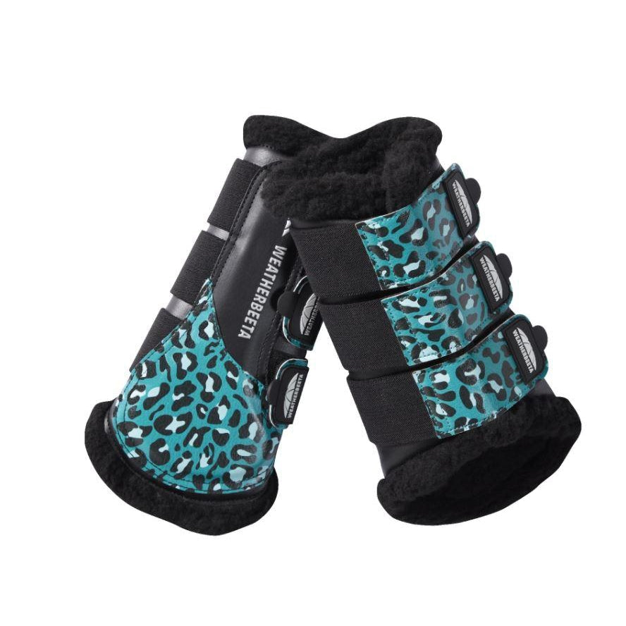 Weatherbeeta Leopard Brushing Boots