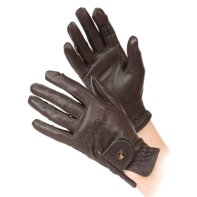 Shires Aubrion Children's Leather Riding Gloves