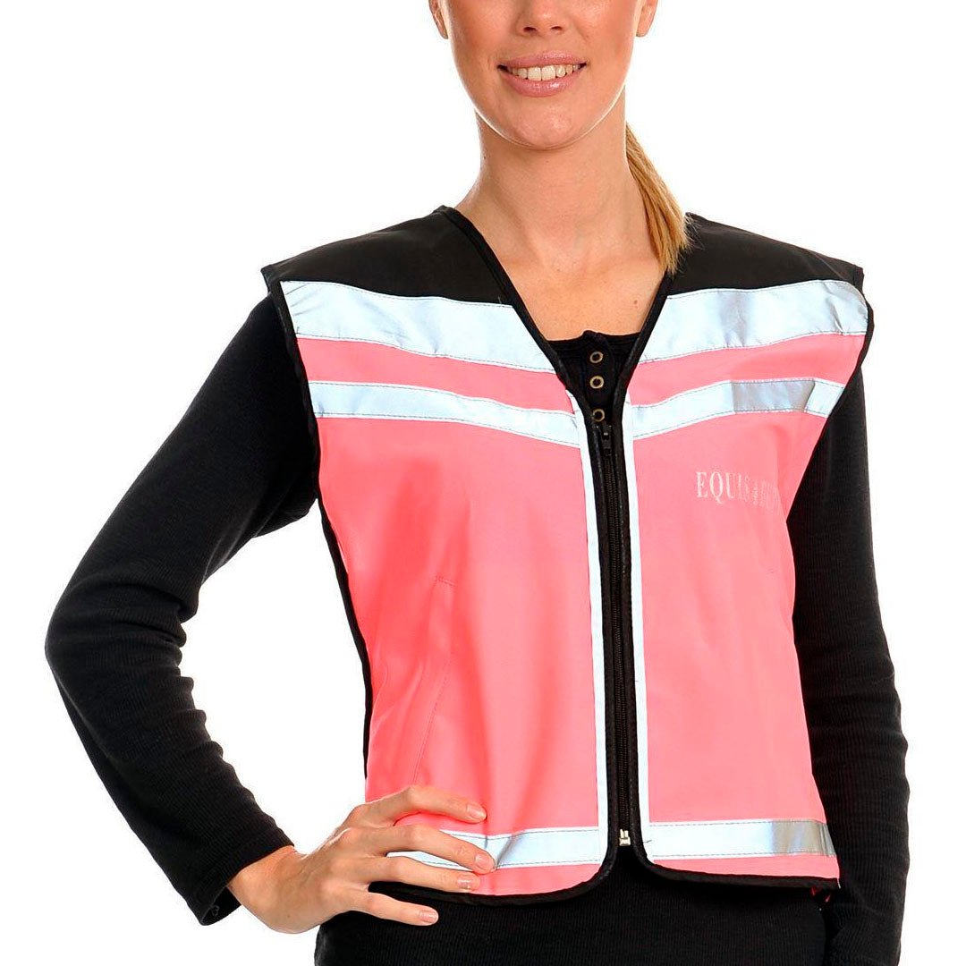 Equisafety Please Pass Wide and Slow High Visibility Vest