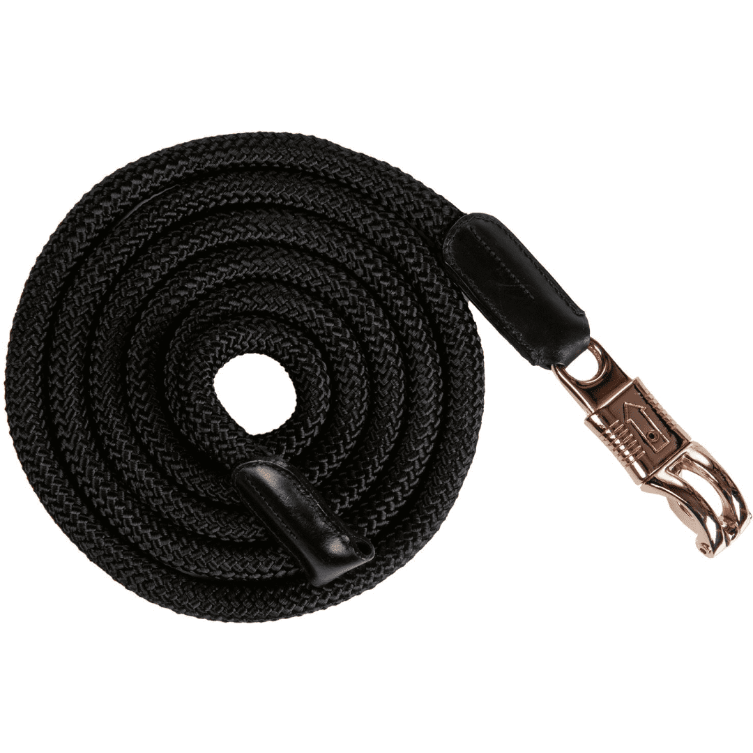 HKM Rosegold Glamour Style Lead Rope With Panic Hook