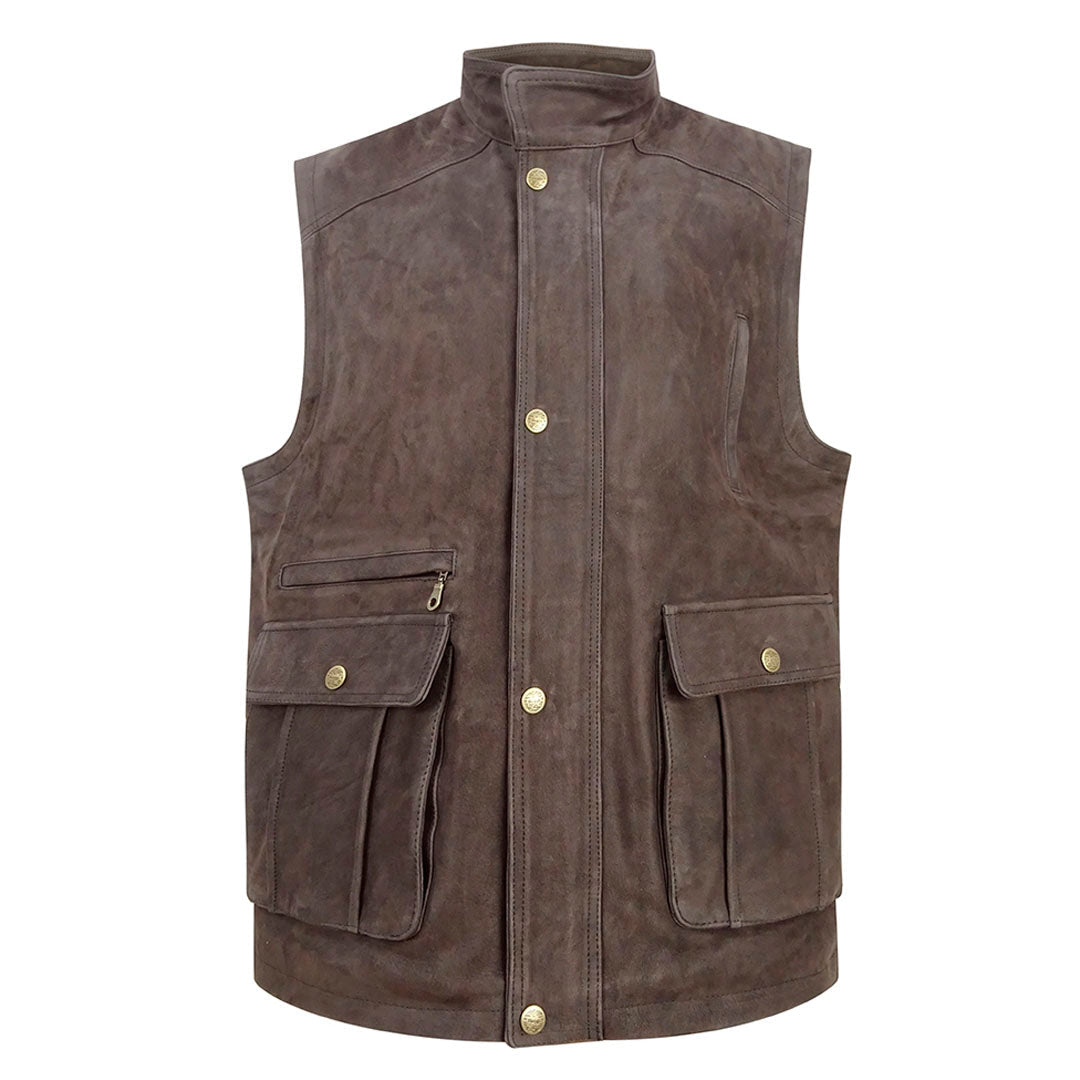 Hoggs of Fife Lomond II Men's Leather Waistcoat