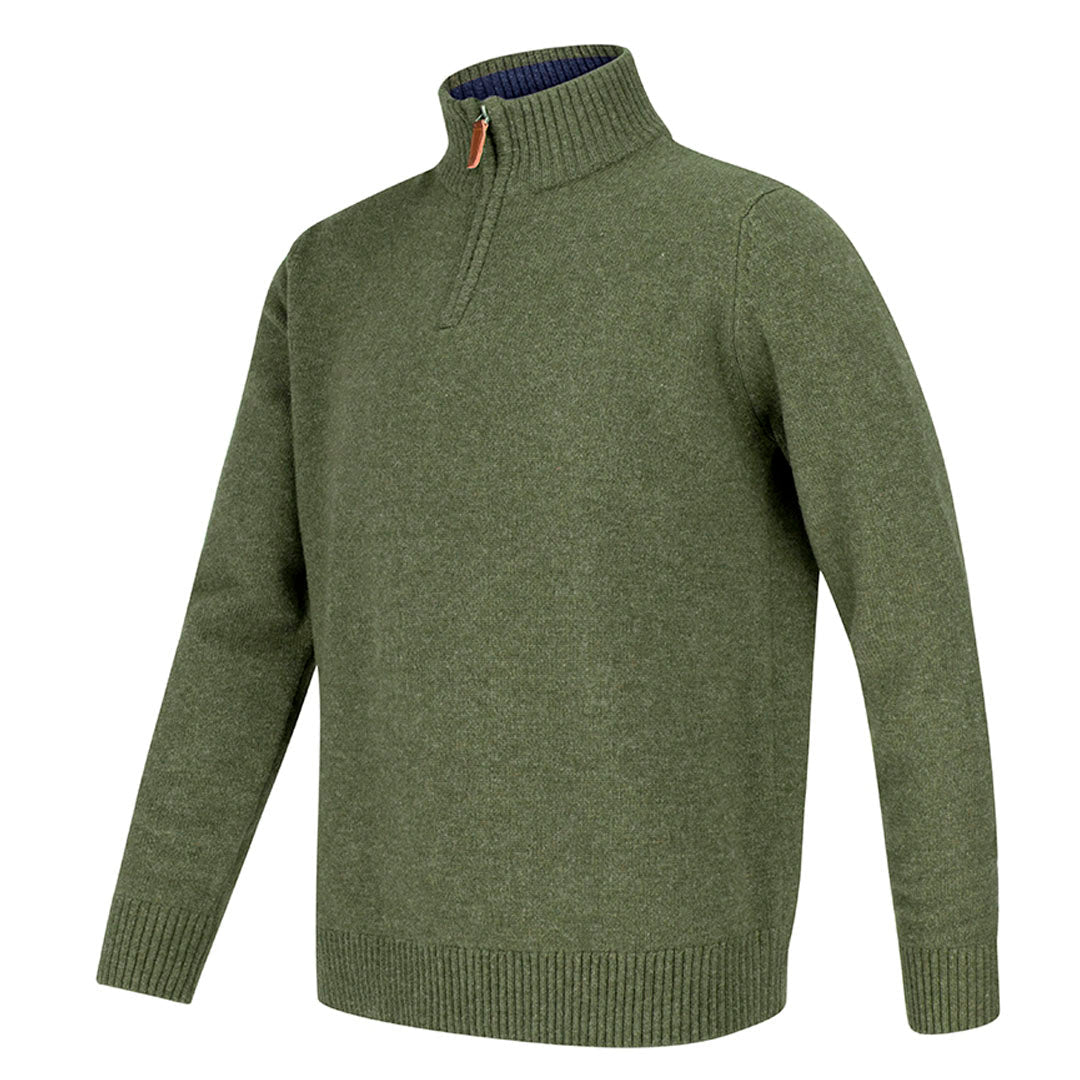 Hoggs of Fife Lothian Zip Neck Men's Jumper