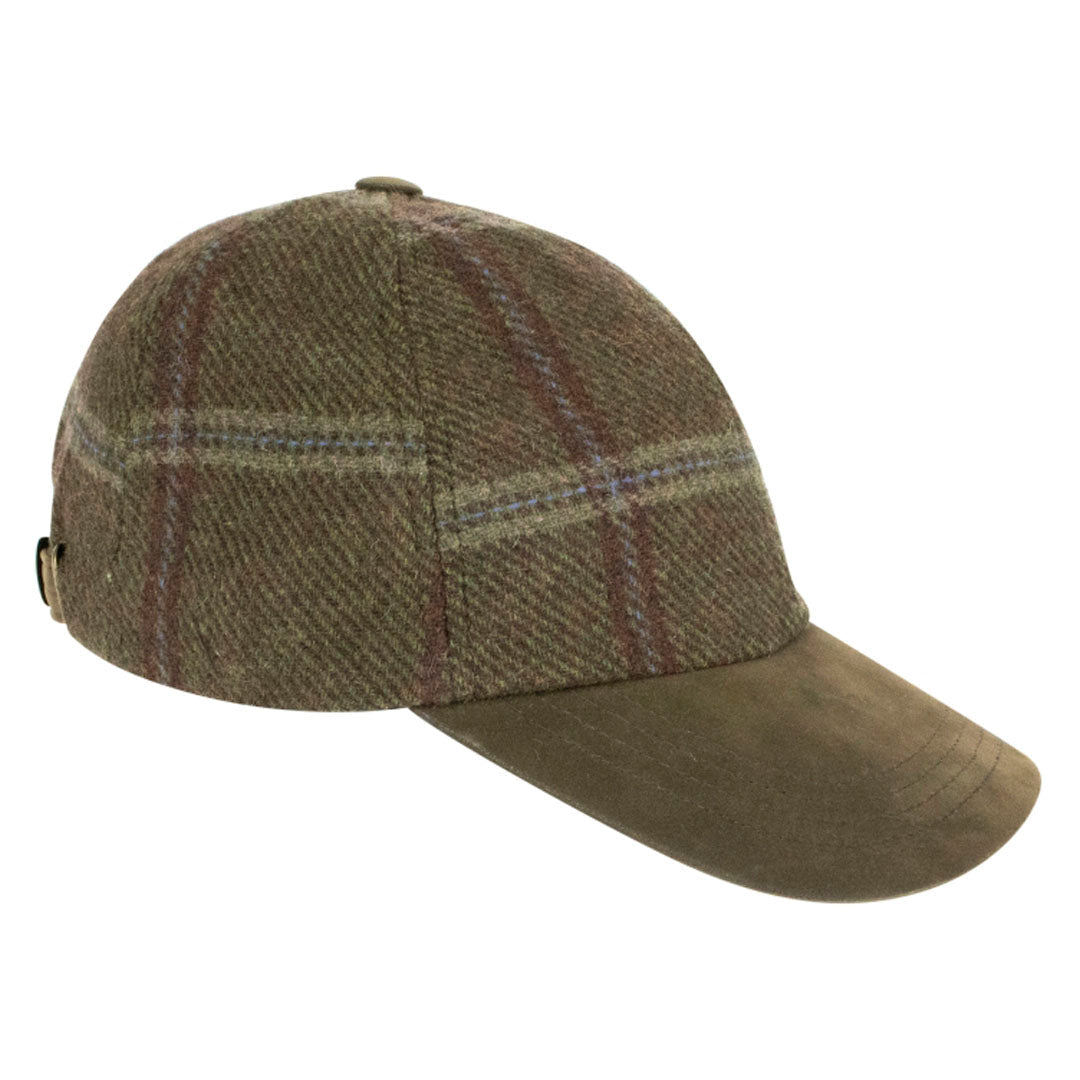 Hoggs of Fife Musselburgh Ladies Tweed Baseball Cap