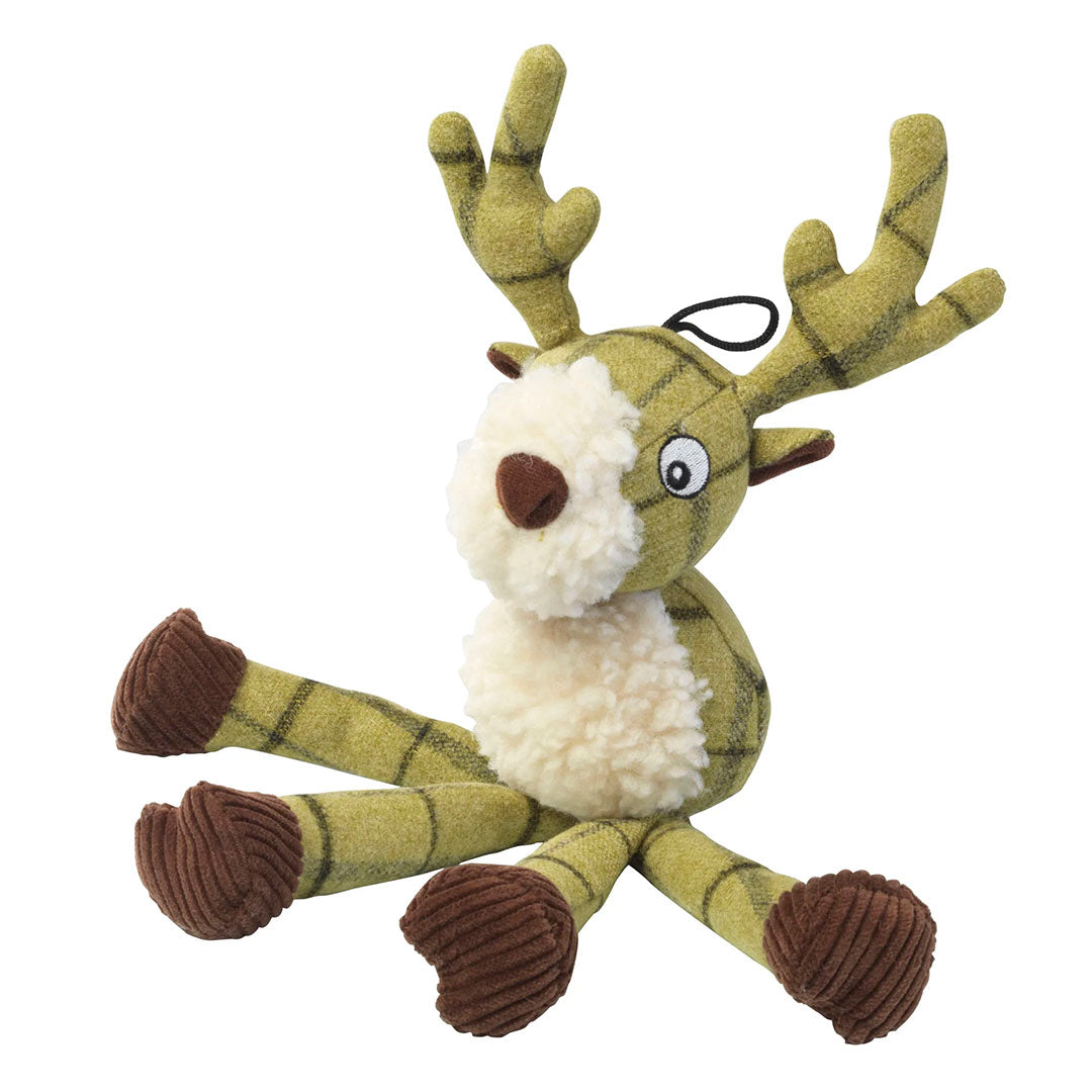 House of Paws Tweed Plush Long Legs Dog Toy