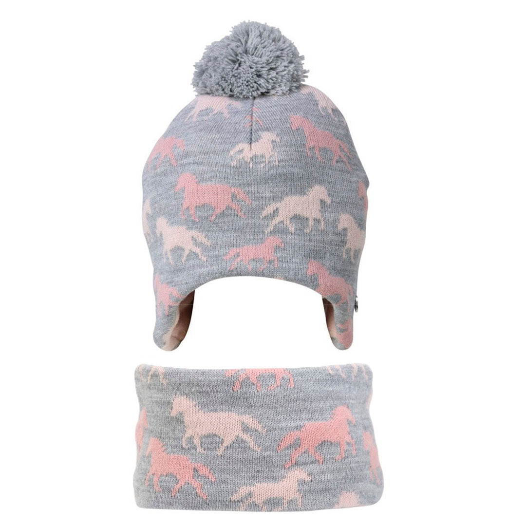 Hy Equestrian Flaine Junior Hat and Headband Set