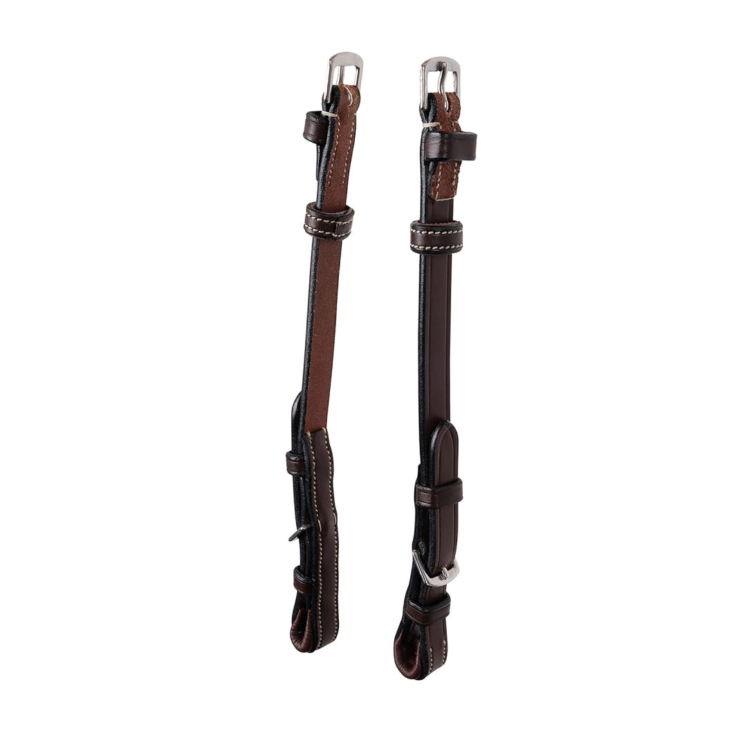 Montar Flat Cheek Pieces With Buckles And Crème Stitching