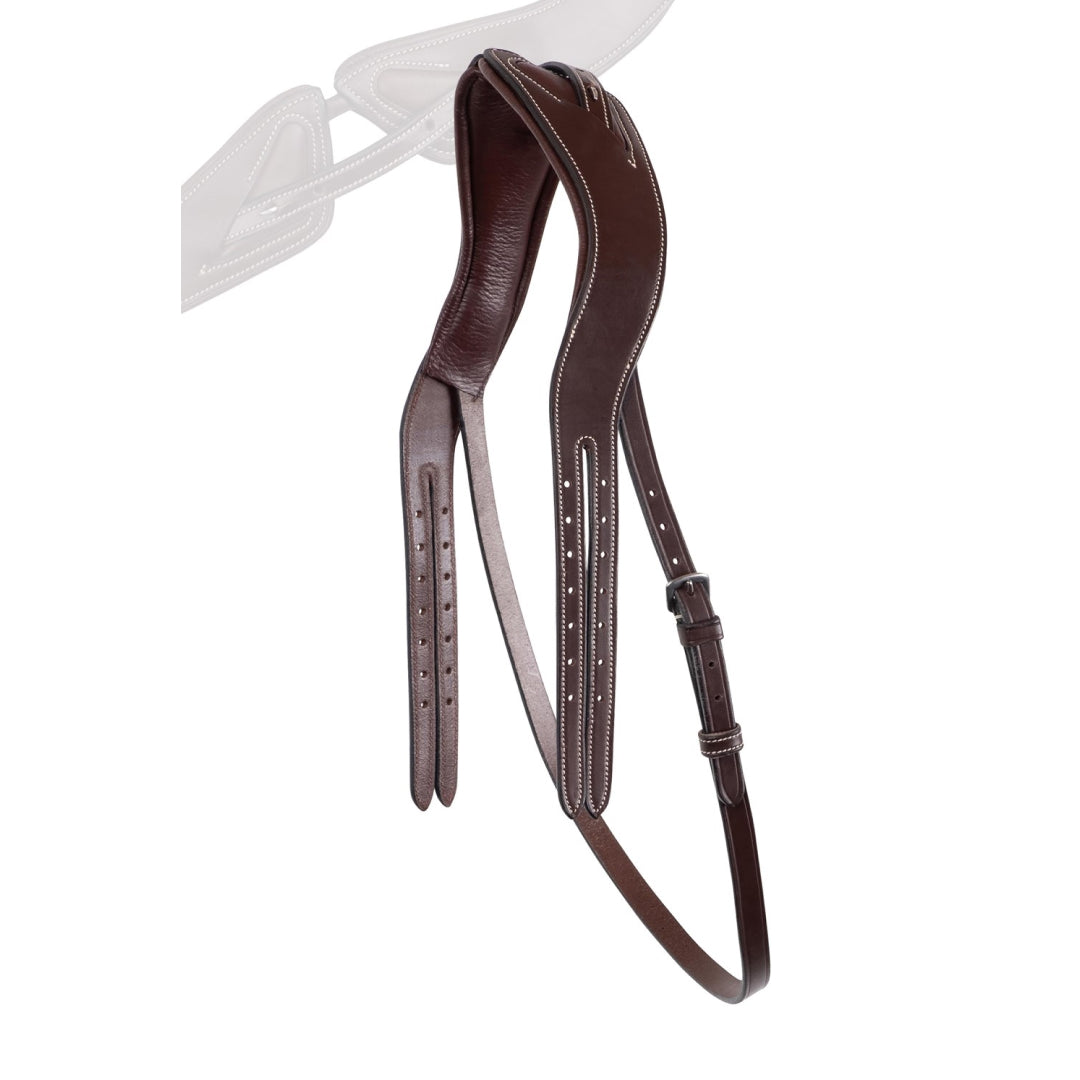 Montar Adapt Organic Tanned Headpiece With White Stitching