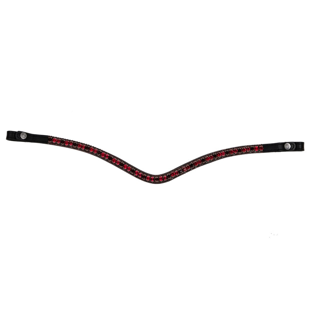 Montar Dlux Burgundy Browband