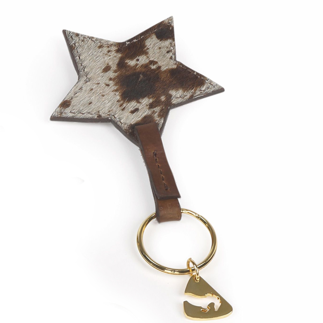Shires Aubrion Cowhide Keyring