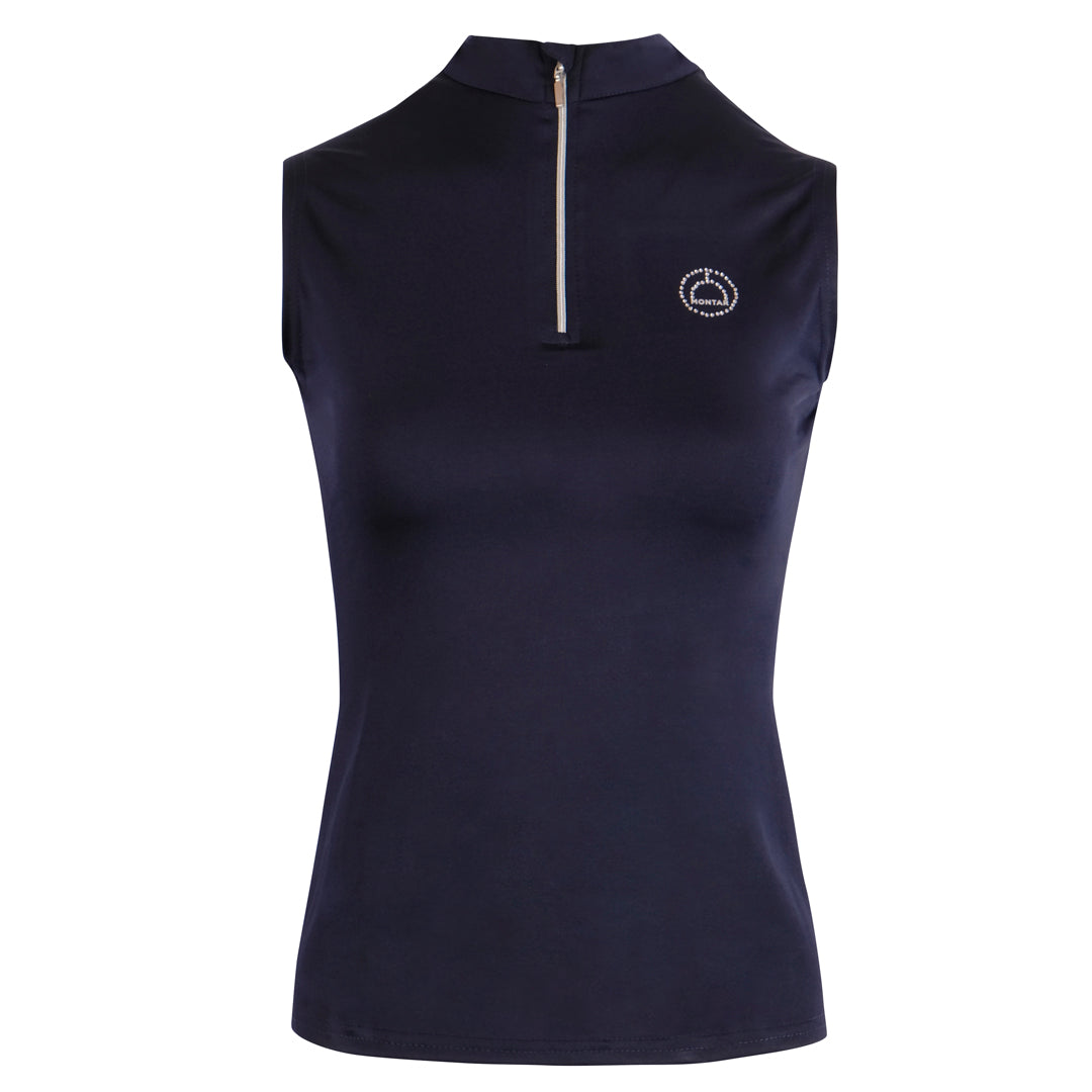 Montar Everly Crystal Detail Sleeveless Ladies Baselayer