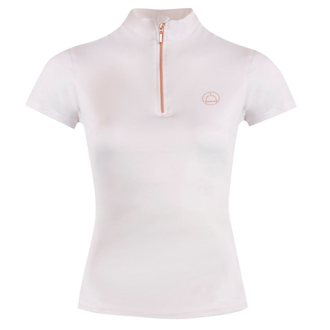 Montar Everly Rose Gold Detail Junior Short Sleeve Base Layer