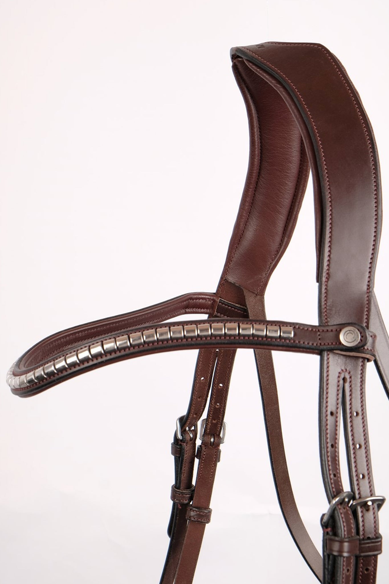 Montar Browband With Silver Clinchers