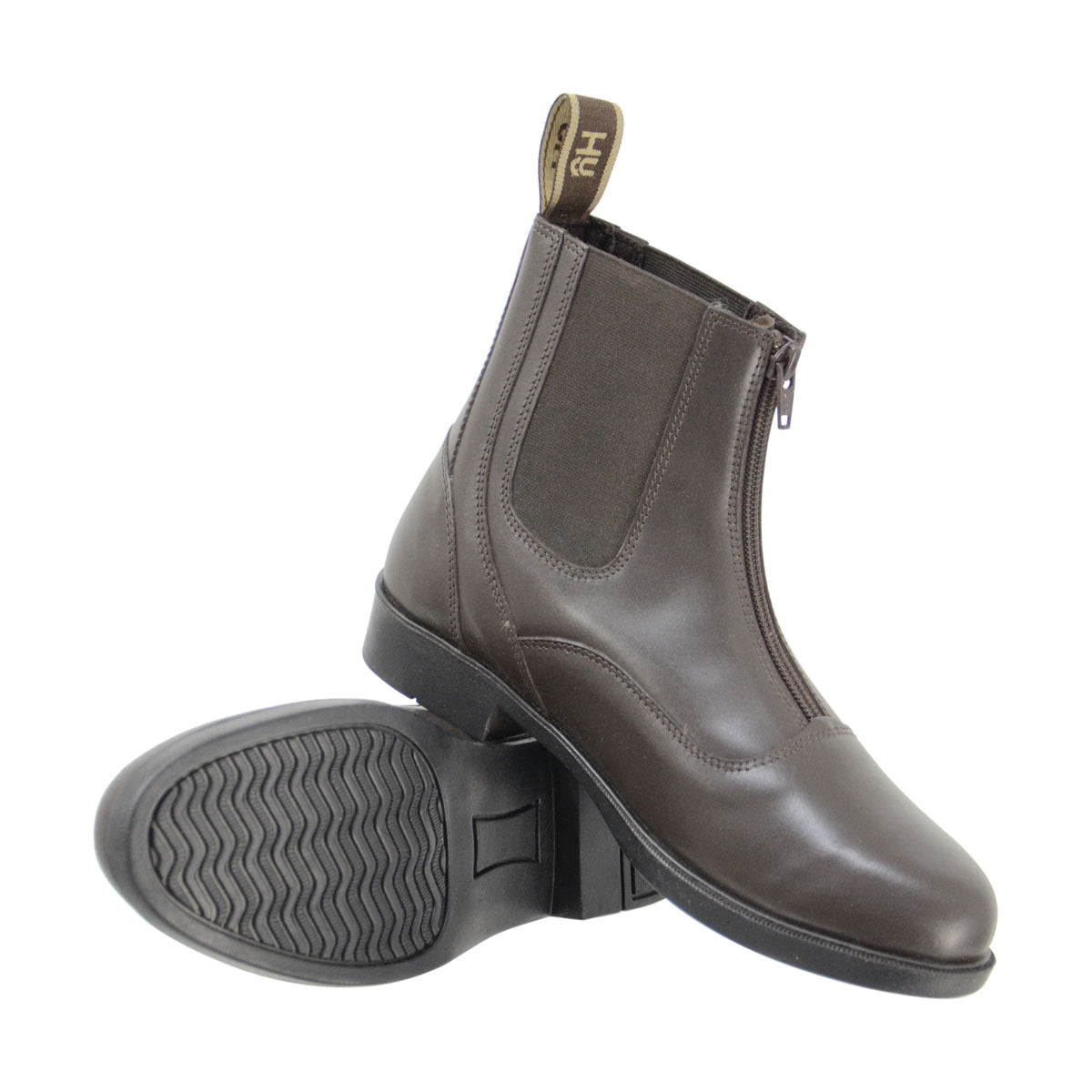 HyLAND Southwold Leather Zip Paddock Boot