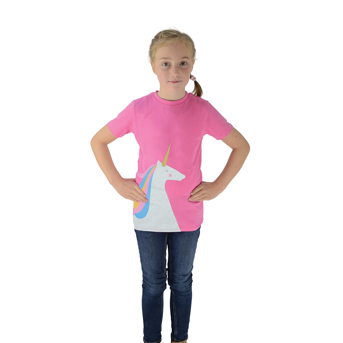 HyFASHION Magical Glitter Unicorn T-Shirt