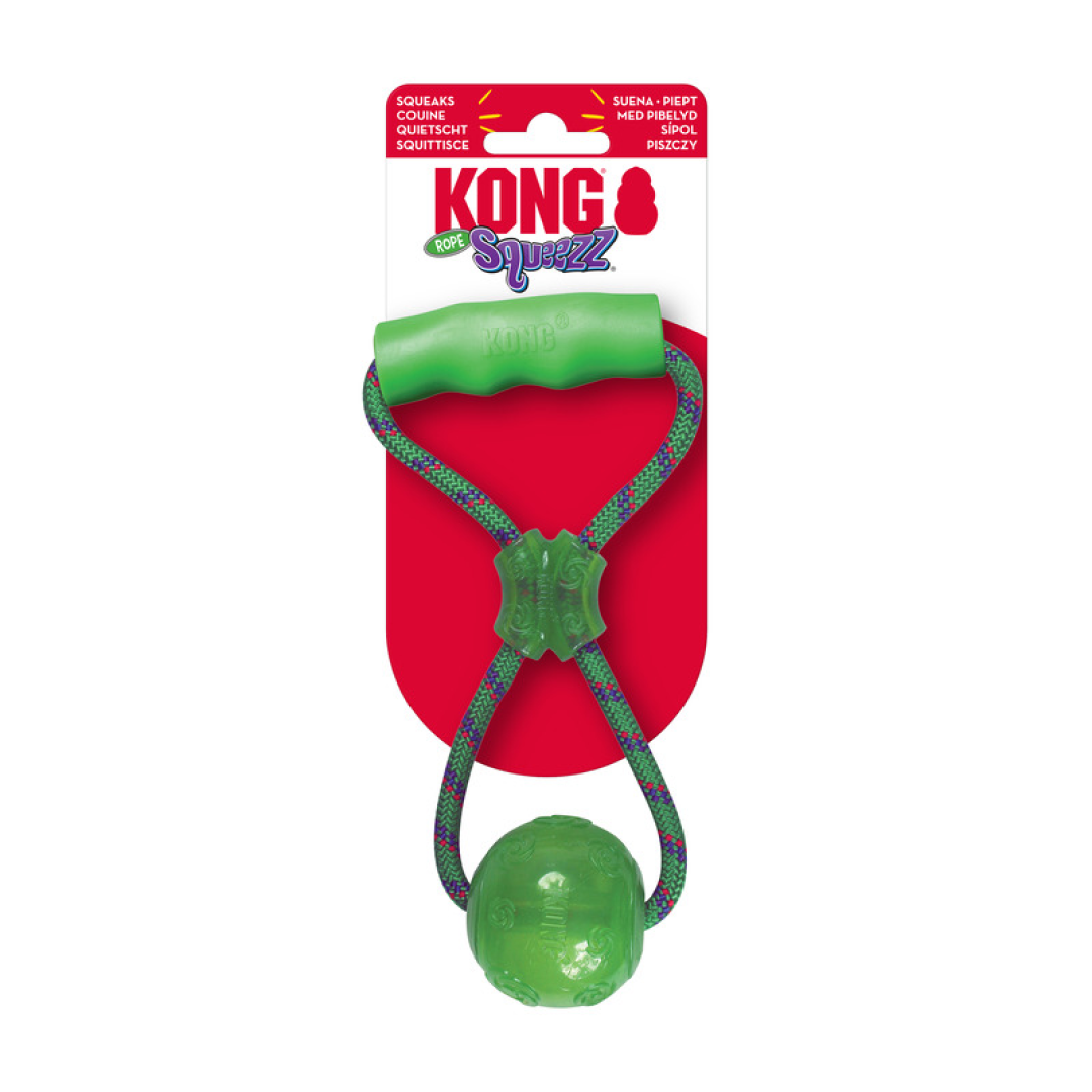 KONG Squeezz Ball with Handle
