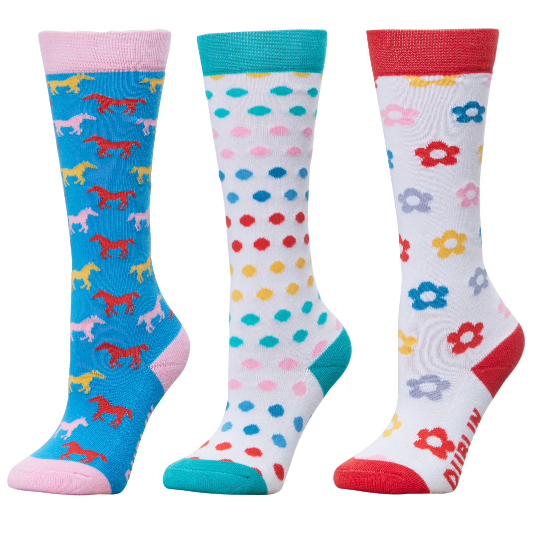 Dublin 3 Pack Socks Childs