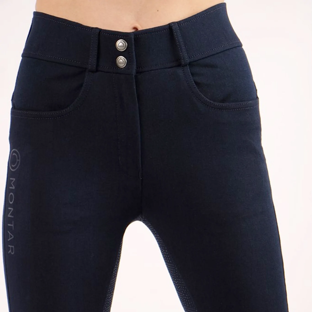 Montar Megan High Waisted Full Grip Riding Breeches
