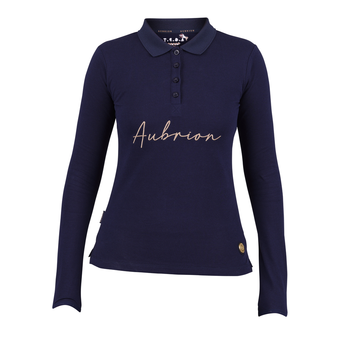 Shires Aubrion Ladies Team Long Sleeve Polo
