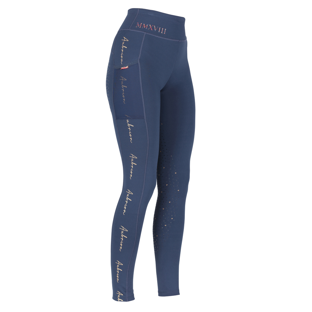 Shires Aubrion Ladies Team Rhythm Riding Tights