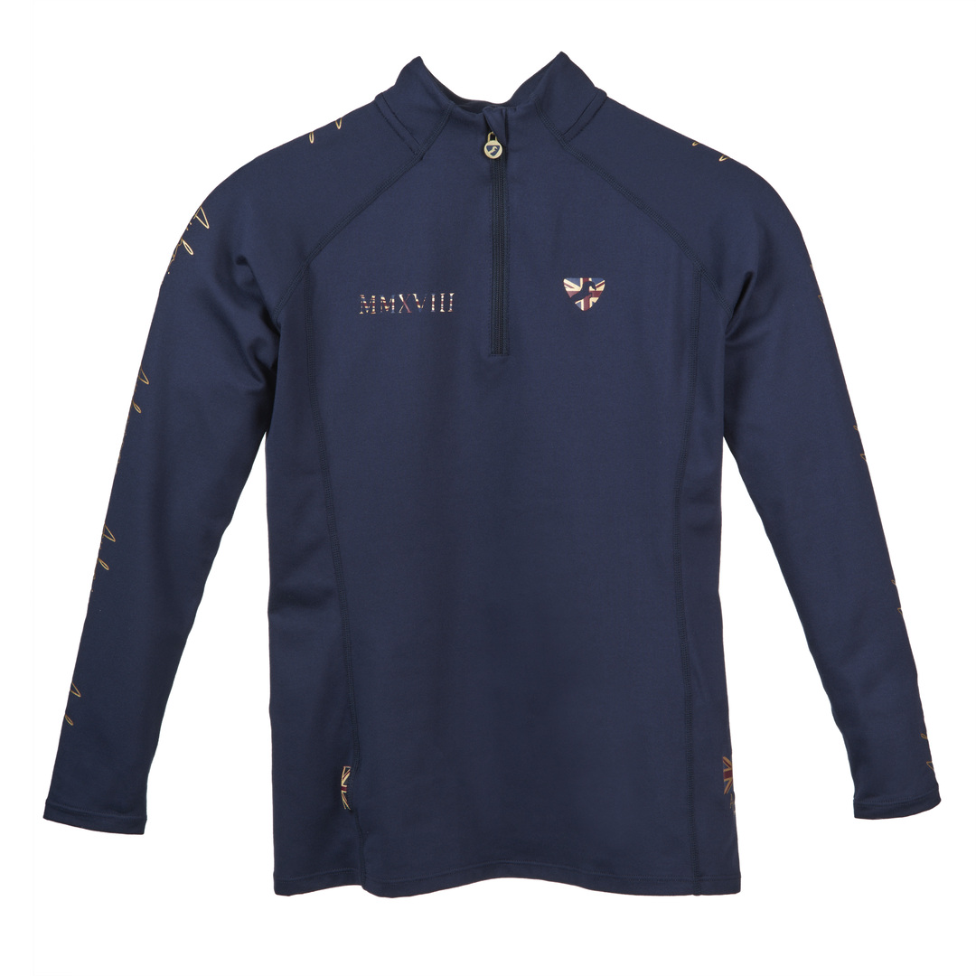 Shires Aubrion Team Long Sleeve Girls Base Layer