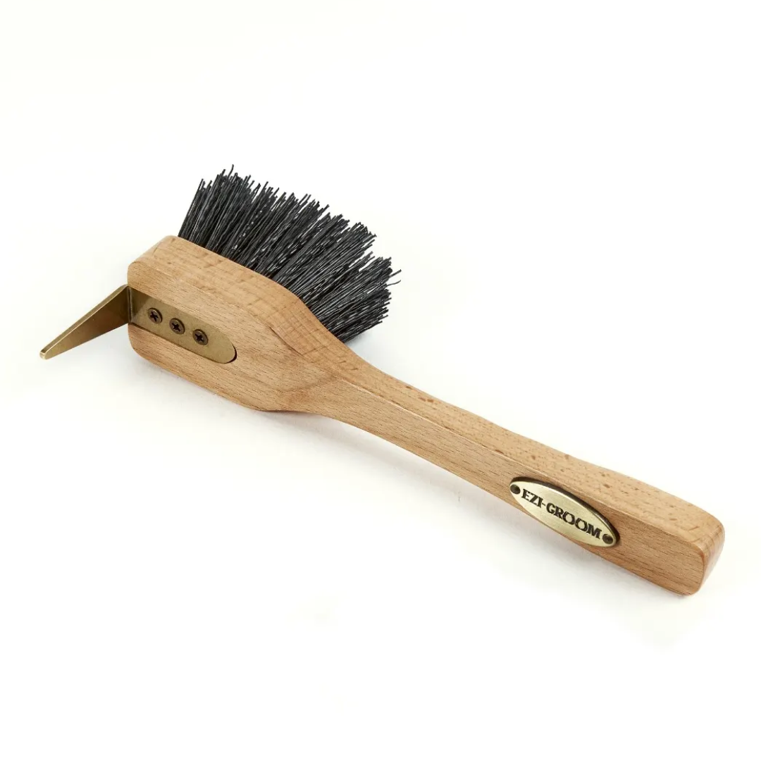 Shires EZI-GROOM Premium Hoof Pick Brush