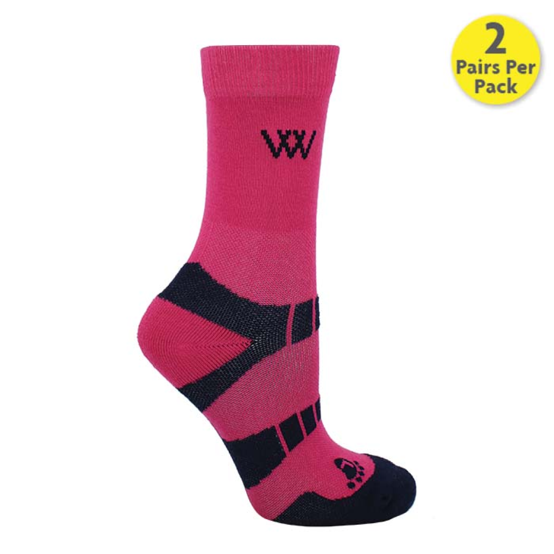Woof Wear Short Bamboo Waffle Riding Socks