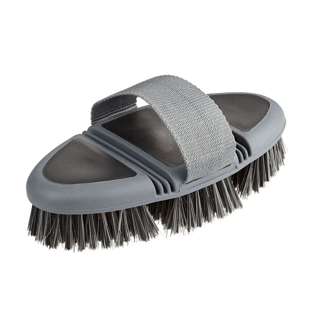 Bitz Two Tone Contour Rubber Grip Body Brush