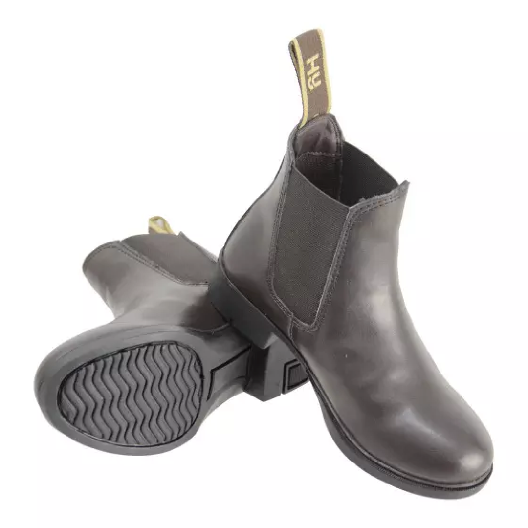 HyLAND Beverley Synthetic Combi Leather Jodhpur Boot - Childs