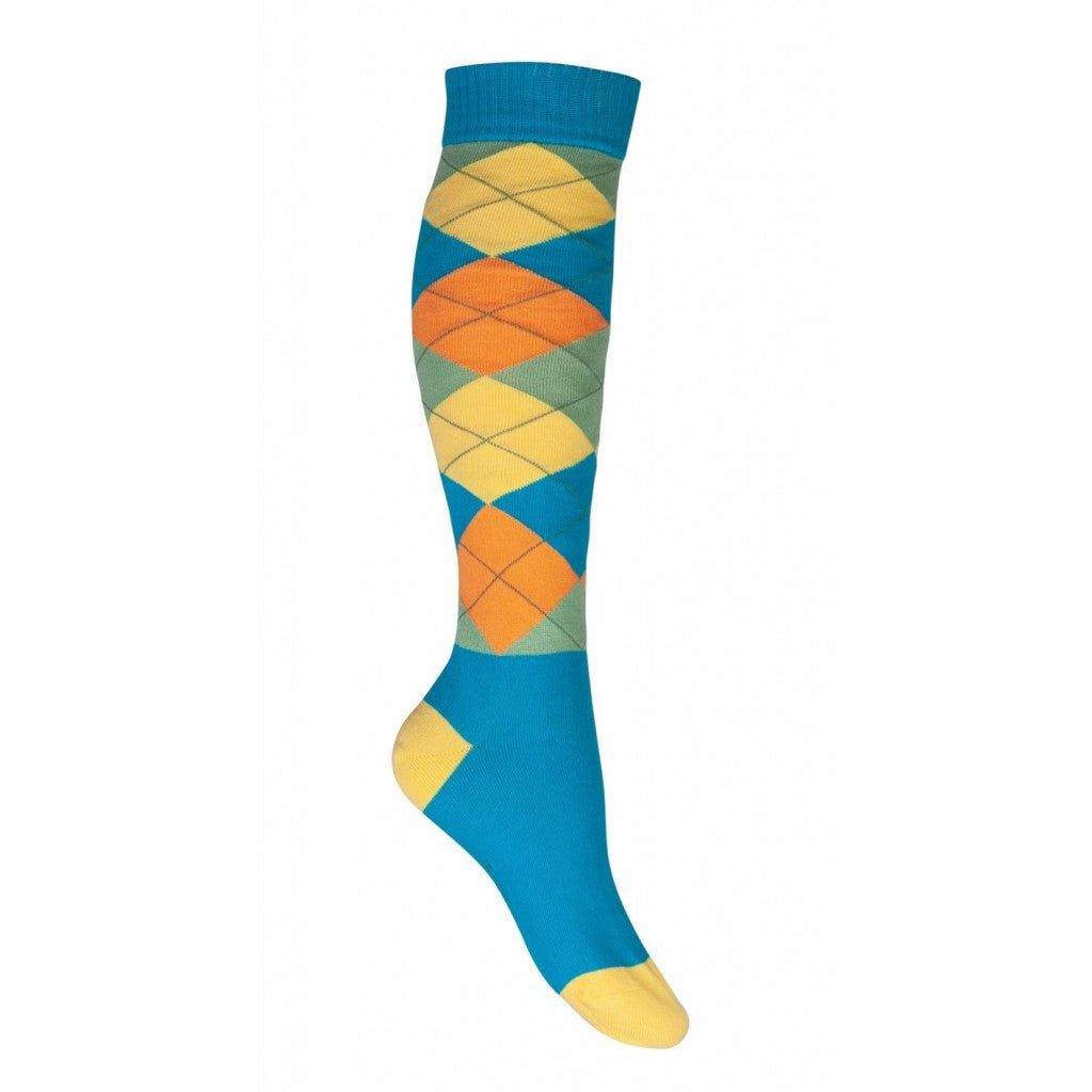 HKM Riding socks -Karo Happy-