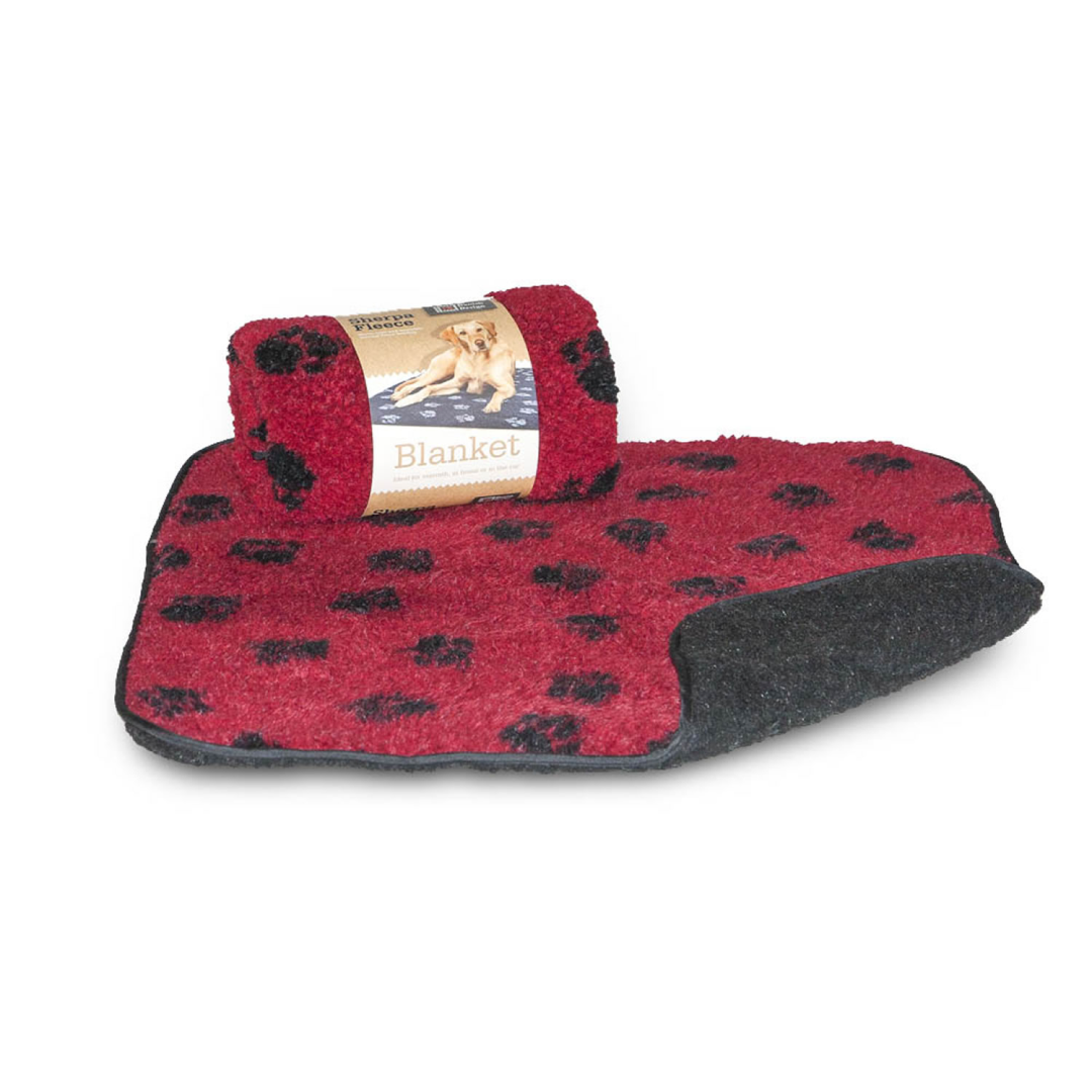 Danish Design Fleece Paw Blanket