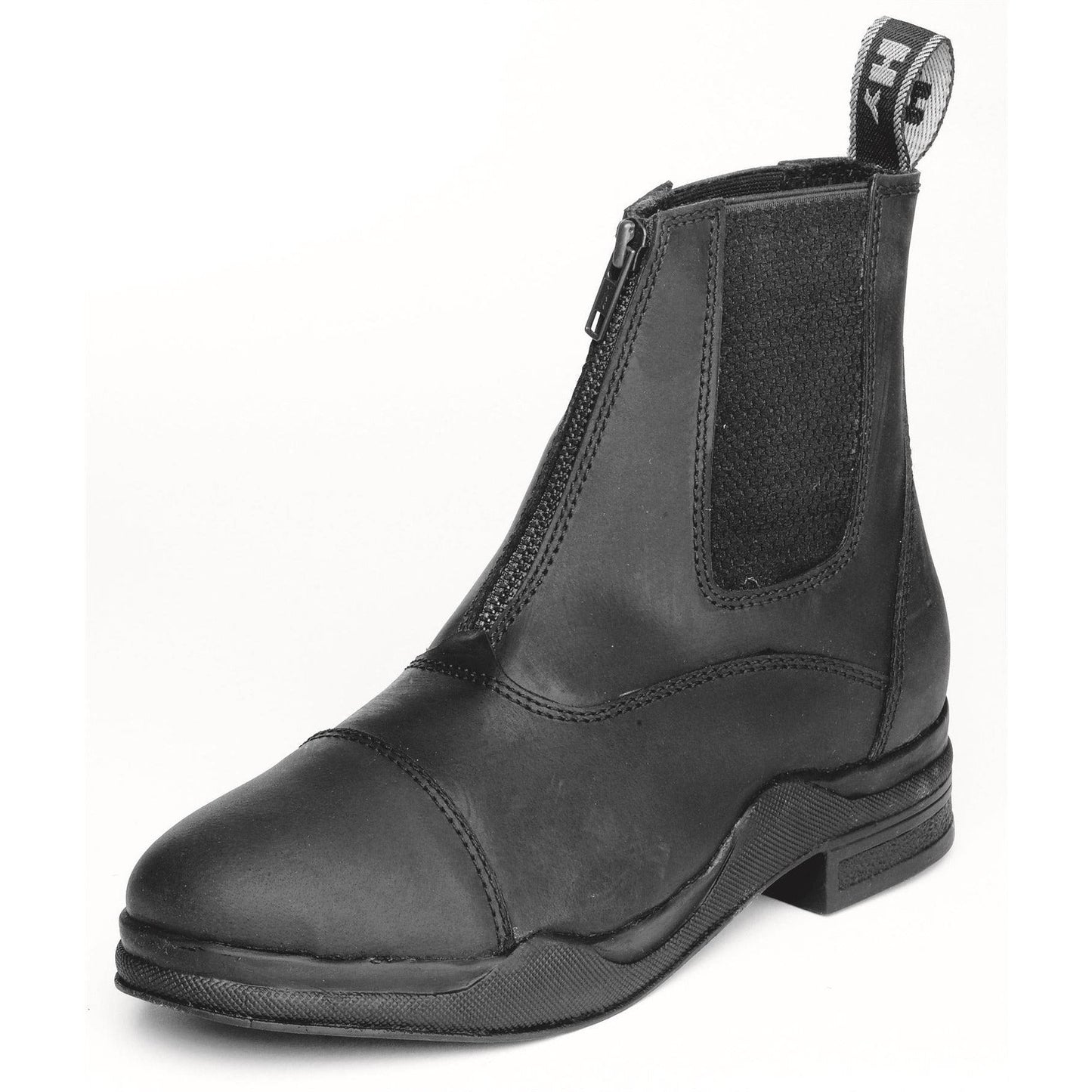 HyLAND Wax Leather Zip Boots