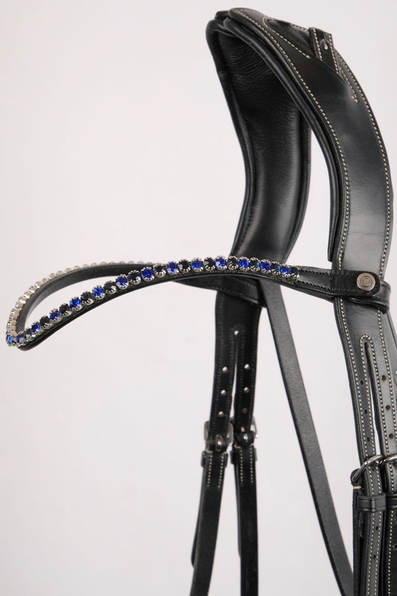 Montar Fair Curved Navy Crystal Browband