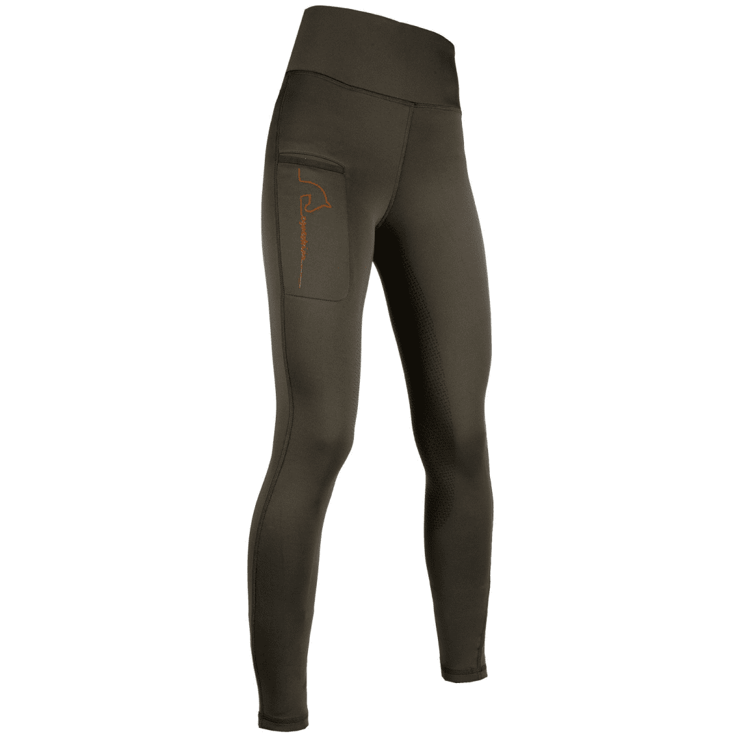 HKM Equestrian Silicone Full Seat Riding Leggings
