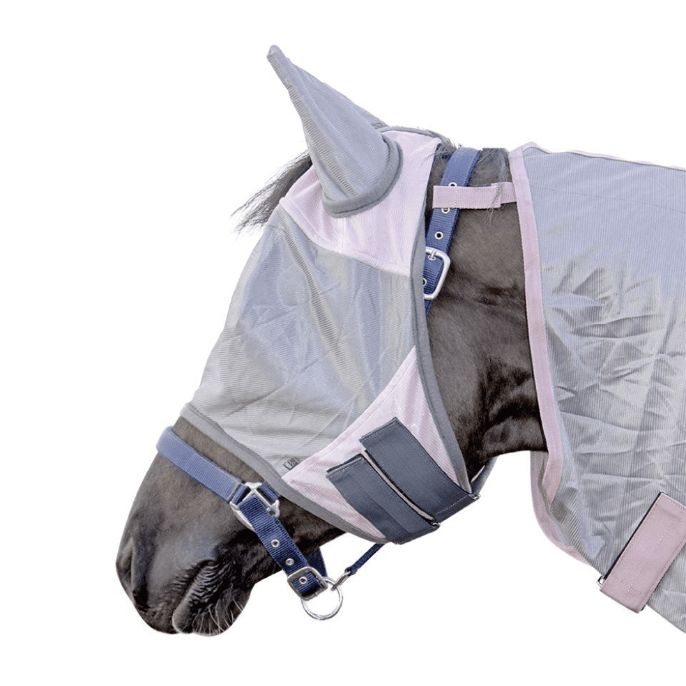HKM Grey Anti-Fly Mask