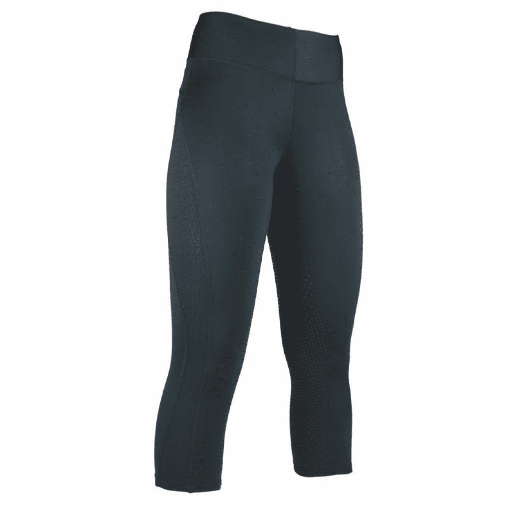 HKM Mesh Style Silicone Full Seat 3/4 Riding Leggings