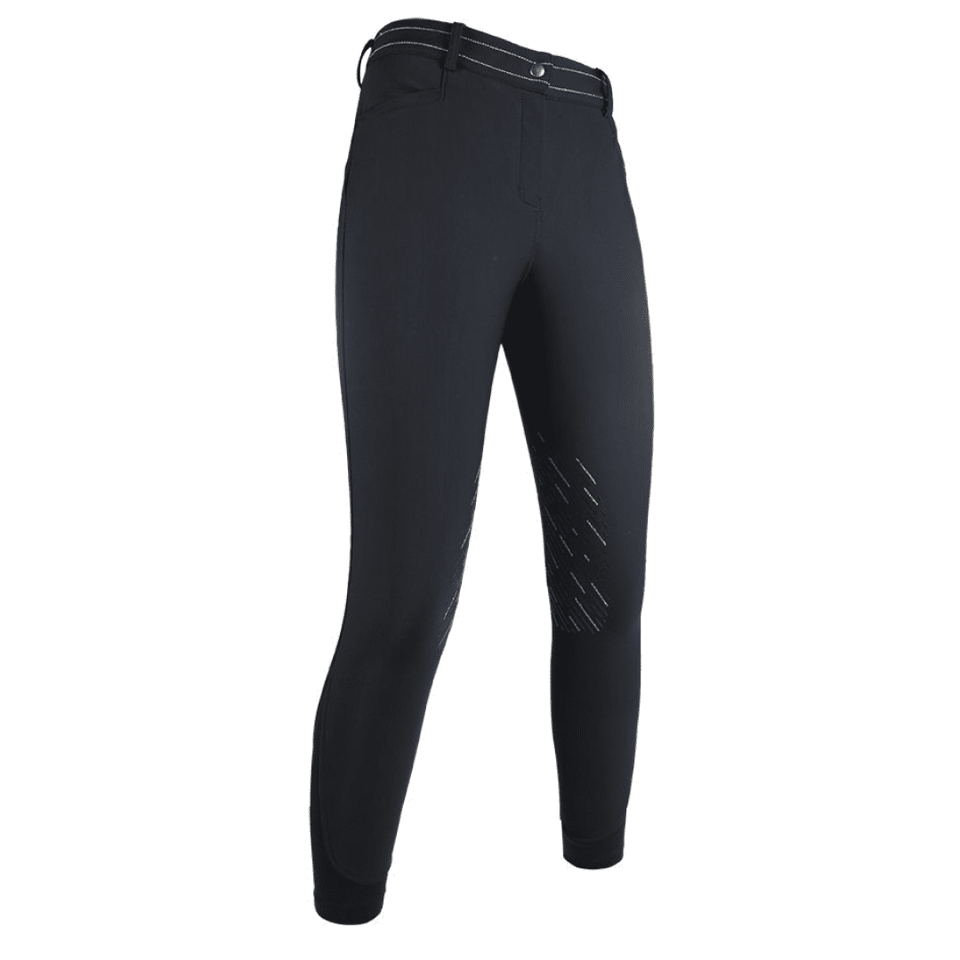 HKM Softshell Elegance Style Silicone Knee Patch Riding Breeches