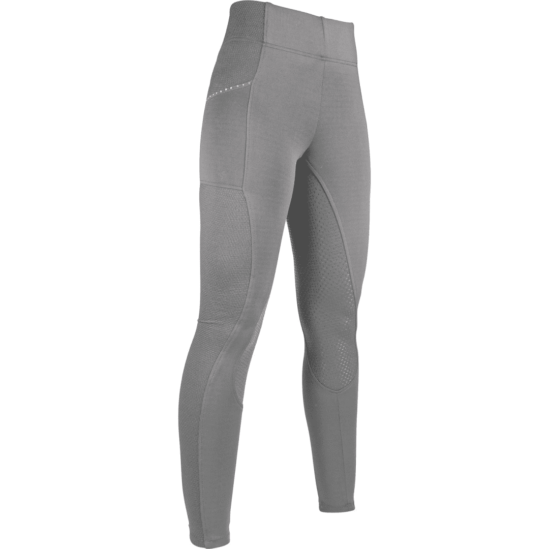 HKM Mesh Style Silicone Full Seat Riding Leggings