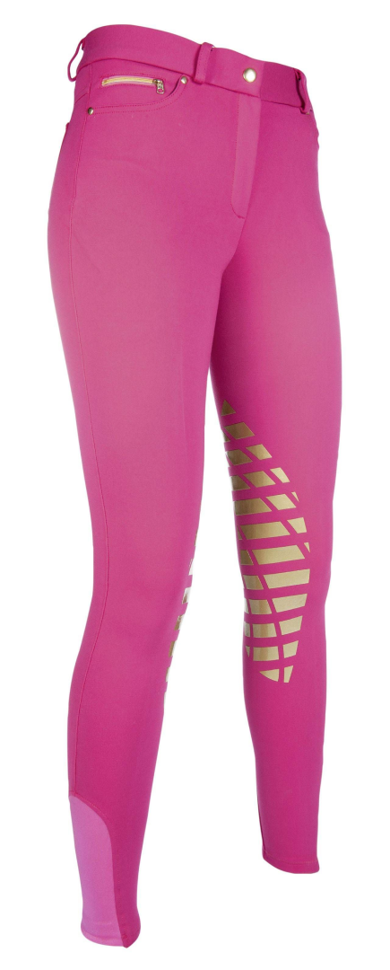 HKM Soft Silicone Knee Patch Riding Breeches