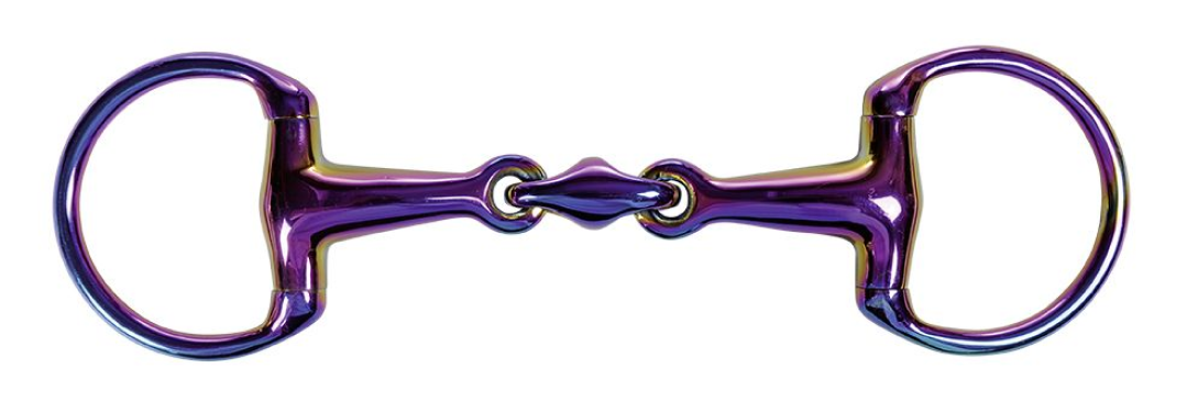 HKM Rainbow 18mm Eggbutt Snaffle With Lozenge